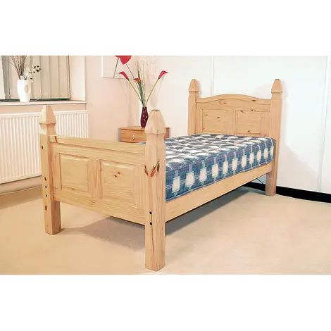 Buy Corona Bed Double High Footend, Size: Double from Furnituretta