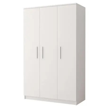 Buy Omega OM-19 Hinged Wardrobe 120cm, Colour: White Matt, Width: 120, Carcass: White Matt from Furnituretta