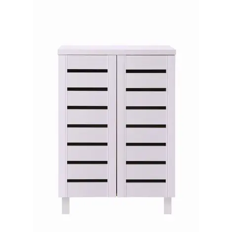 Organize Your Shoes in Style with White 2-Door Shoe Cabinet, 2 for sale Buy Organize Your Shoes in Style with White 2-Door Shoe Cabinet, 2 from Furnituretta