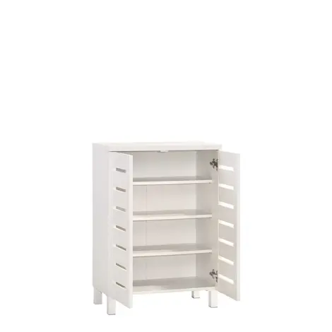 Organize Your Shoes in Style with White 2-Door Shoe Cabinet, 4 for sale Buy Organize Your Shoes in Style with White 2-Door Shoe Cabinet, 4 from Furnituretta