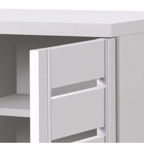 Organize Your Shoes in Style with White 2-Door Shoe Cabinet, 5 for sale Buy Organize Your Shoes in Style with White 2-Door Shoe Cabinet, 5 from Furnituretta