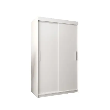Buy Tokyo Sliding Door Wardrobe 120cm, Colour: White, Width: 120 from Furnituretta