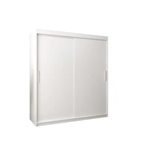 Buy Tokyo Sliding Door Wardrobe 180cm, Colour: White, Width: 180 from Furnituretta
