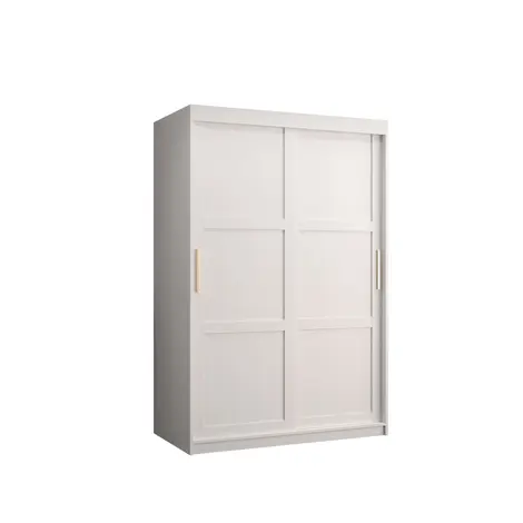 Buy Ramiro I Sliding Door Wardrobe 120cm, Colour: White, Width: 120 from Furnituretta
