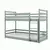 Wooden Bunk Bed Mini, Colour: Grey, Mattress Option: Foam Mattresses for sale Buy Wooden Bunk Bed Mini, Colour: Grey, Mattress Option: Foam Mattresses from Furnituretta