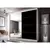 Buy Multi 31 Sliding Mirror Door Wardrobe 203cm, Colour: Black Matt, Item Width: 203, 3 from Furnituretta