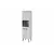Buy Nordi Tall Display Cabinet, Colour: White Gloss, Item Width: 53 from Furnituretta