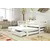 Buy Wooden Double Bed Kubus with Trundle and Storage, Colour: White Matt, Mattresses: Foam Mattresses from Furnituretta