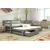 Buy Wooden Double Bed Kubus with Trundle and Storage, Colour: Graphite, Mattresses: Foam/Bonnell Mattresses from Furnituretta