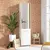 Otley White Mirrored Slim Shoe Cabinet Cupboard, Colour: White for sale Buy Otley White Mirrored Slim Shoe Cabinet Cupboard, Colour: White from Furnituretta