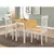 Buy Atlas (Amber) White Dropleaf Dining Set with 2 Chairs, Colour: White from Furnituretta