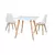 Buy Belgium Small Dining Table White, Colour: White from Furnituretta