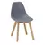 Buy Belgium Plastic (PP) Chairs with Solid Beech Legs Yellow, Colour: Yellow, 3 from Furnituretta