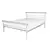 Buy Celine Bed Double Silver, Size: Double from Furnituretta