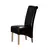 Buy Kelsey Bonded Leather Chair Solid Oak Leg Black (2s), Colour: Black from Furnituretta
