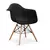 Ludstone Plastic (PP) Chairs with Solid Beech Legs Black, Colour: Black for sale Buy Ludstone Plastic (PP) Chairs with Solid Beech Legs Black, Colour: Black from Furnituretta