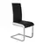 Ryker PU Chairs Chrome & Black (4s), Colour: Black for sale Buy Ryker PU Chairs Chrome & Black (4s), Colour: Black from Furnituretta
