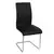 Buy Samurai PU Dining Chairs Chrome & Black (4s), Colour: Black from Furnituretta