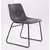 Buy Meadow PU Dining Chair Black & Grey (2s), Colour: Grey from Furnituretta