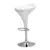 Buy Welford Bar Stool White Base & Black PU Seat (2s), Colour: Black/White, 2 from Furnituretta