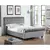 Buy Casablanca (Serenity) Velvet Double Bed Silver, Colour: Silver, Size: Double, Mattresses: Without Mattress from Furnituretta