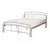 Buy Tetras Double Bed Silver & Beech, Size: Double from Furnituretta