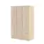 Buy Forfar Compact Space-Saving Wardrobe 3 Door 3 Drawer Oak Effect, Colour: Oak from Furnituretta