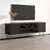 Buy Kelso TV Unit Cabinet 2 Doors with Open Shelf Black and Gold, Colour: Black from Furnituretta