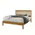 Buy Ascot King Size Bed: Sleek & Durable, Colour: Oak, Size: 5ft/King , Item Width: 162 from Furnituretta