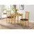 Buy Lunar Dining Set with 2 Chairs Oak, Colour: Oak from Furnituretta