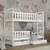 Buy Wooden Bunk Bed Monika with Storage White, Colour: White Matt, Mattresses: Without Mattresses from Furnituretta