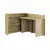 Buy Work Concept Convertible Hidden Desk with Storage Oak Artisan, Colour: Oak Artisan, Side: Right, Item Width: 115 from Furnituretta