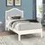 Buy Chester White Single Bed Frame, Colour: White, Size: 3ft/Single, Item Width: 98 from Furnituretta