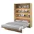 Buy BC-13 Vertical Wall Bed Concept Oak Artisan 180cm, Colour: Oak Artisan, Size: 180 x 200cm from Furnituretta