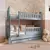 Buy Wooden Bunk Bed Blanka with Trundle and Storage White Matt, Colour: White Matt, Mattresses: Without Mattresses, 3 from Furnituretta