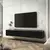 Buy Oro Floating TV Cabinet – Beige 175cm | Sleek Wall-Mounted Media Storage, Colour: Beige, Item Width: 175, 3 from Furnituretta