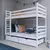 Buy Wooden Bunk Bed Nemo with Storage Grey Matt, Colour: Grey Matt, Mattresses: Without Mattresses, 4 from Furnituretta