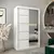 Buy Verona 02 Sliding Door Wardrobe White 120cm, Colour: White, Item Width: 120 from Furnituretta