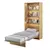 Buy BC-03 Vertical Wall Bed Concept Oak Artisan 90cm, Colour: Oak Artisan, Size: 90 x 200cm from Furnituretta