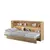 Buy BC-06 Horizontal Wall Bed Concept Oak Artisan 90cm, Colour: Oak Artisan, Size: 90 x 200cm from Furnituretta