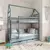 Buy Dalia Bunk Bed with Trundle and Storage Grey, Colour: Grey, Mattresses: Foam Mattresses from Furnituretta