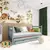 Buy Wooden Double Bed Daniel with Trundle and Storage Grey Matt, Colour: Grey Matt, Mattreses: Without Mattresses from Furnituretta