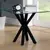 Buy Langley Gloss Lamp Table Black, Colour: Black from Furnituretta