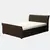 Buy Viva 4 Drawer PVC Double Bed Black, Colour: Black, Size: Double, 2 from Furnituretta