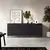 Buy Ascot Wide 4 Door Sideboard – Matte Black | Modern Elegance & Storage, Colour: Black from Furnituretta