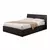 Buy Fusion Storage PU Single Bed Black, Colour: Black, Size: Single, 2 from Furnituretta