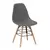 Lilly Plastic (PP) Chairs with Solid Beech Legs Grey Dark (4s), Colour: Dark Grey for sale Buy Lilly Plastic (PP) Chairs with Solid Beech Legs Grey Dark (4s), Colour: Dark Grey from Furnituretta