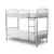 Montreal Bunk Bed Silver, Colour: Silver for sale Buy Montreal Bunk Bed Silver, Colour: Silver from Furnituretta
