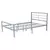 Buy Jennifer Contract Bed Single Silver, Colour: Silver, Size: Single from Furnituretta