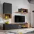 Buy Maze II TV Entertainment Unit Black, Colour: Black, Item Width: 200 from Furnituretta